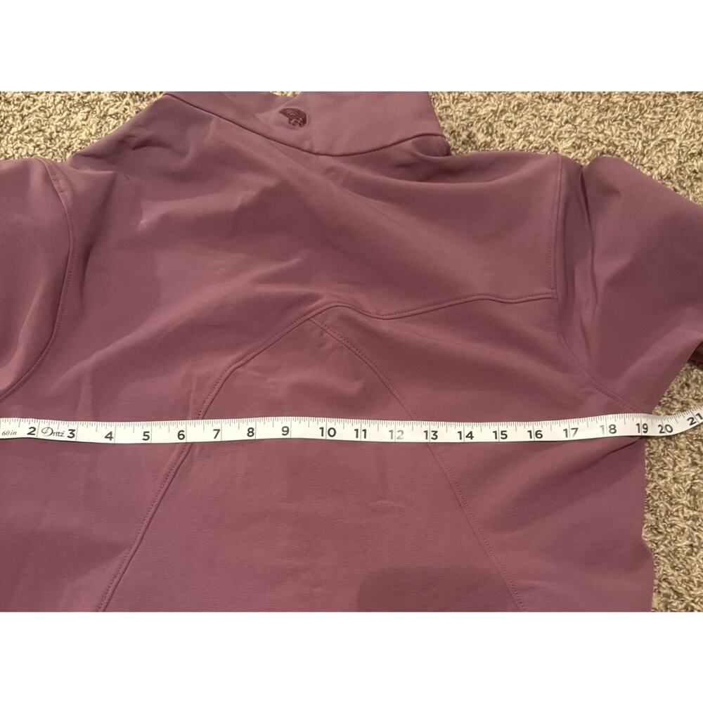 Mountain Hardwear Offwidth Softshell Jacket Women MED Purple Full Zip TufStretch - Picture 12 of 16